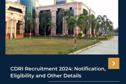 CDRI Recruitment 2024