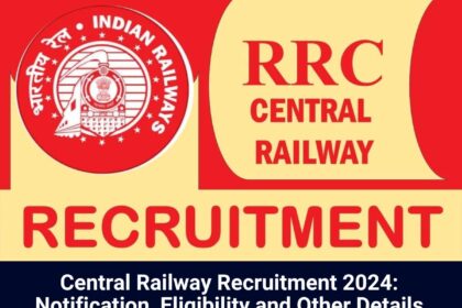 Central Railway Recruitment 2024