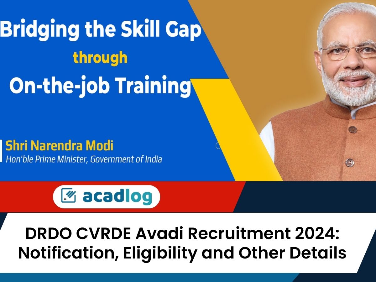 DRDO CVRDE Avadi Recruitment 2024