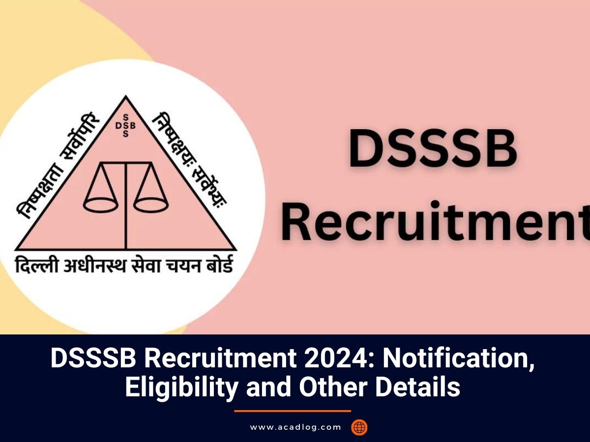 DSSSB Recruitment 2024