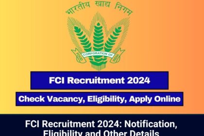 FCI Recruitment 2024