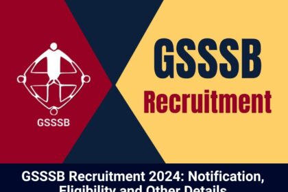GSSSB Recruitment 2024