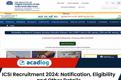 ICSI Recruitment 2024