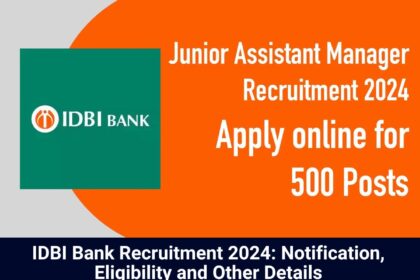 IDBI Bank Recruitment 2024