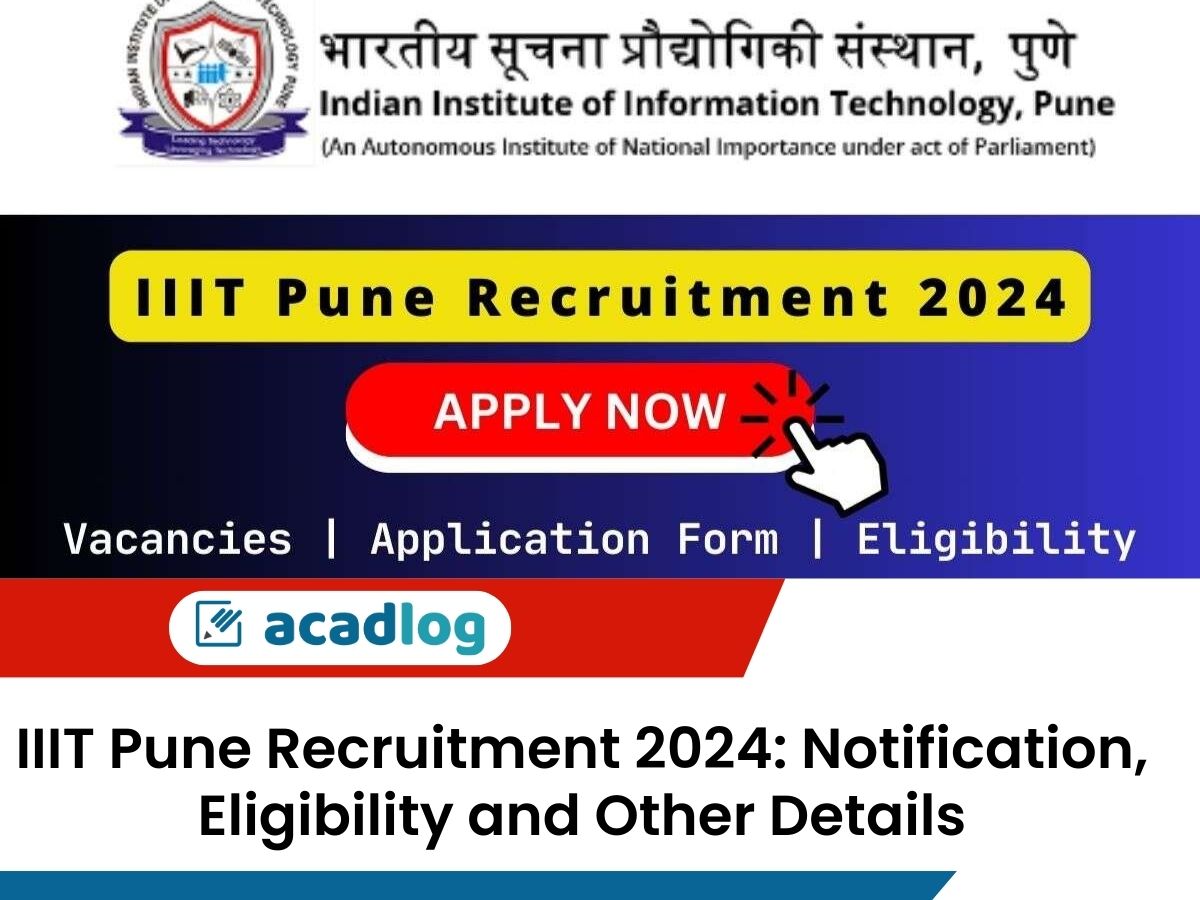 IIIT Pune Recruitment 2024