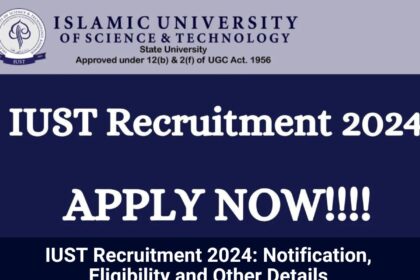 IUST Recruitment 2024