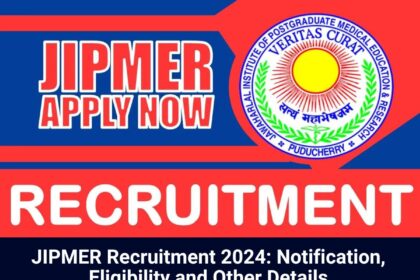 JIPMER Recruitment 2024