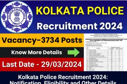 Kolkata Police Recruitment 2024