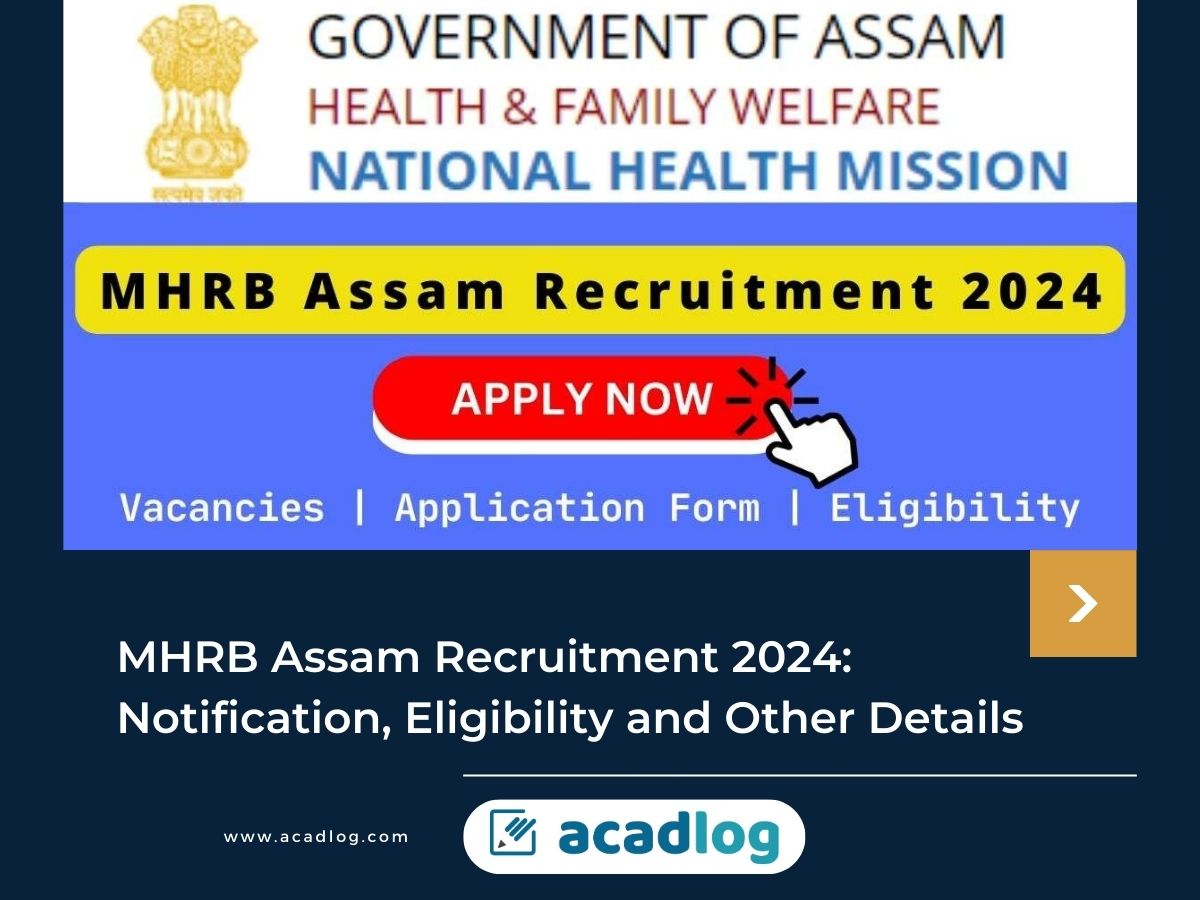 MHRB Assam Recruitment 2024