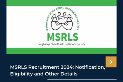 MSRLS Recruitment 2024