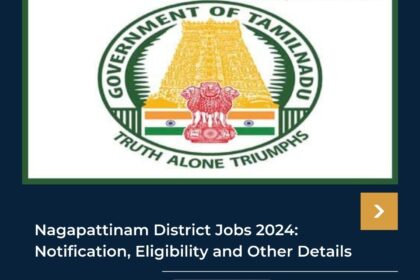 Nagapattinam District Jobs 2024