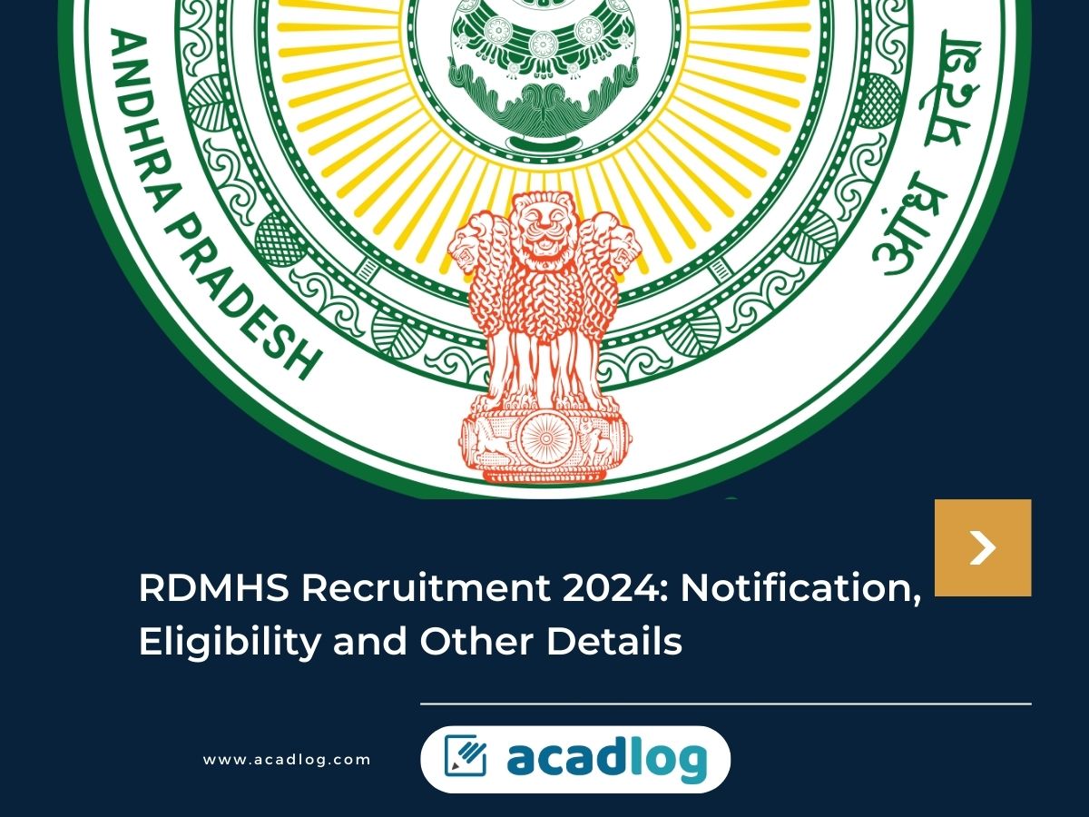 RDMHS Recruitment 2024