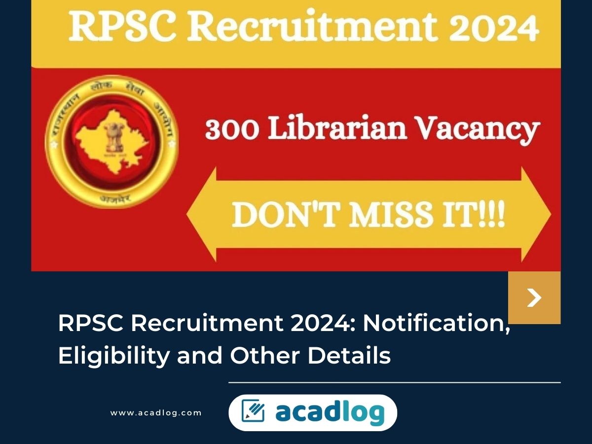 RPSC Recruitment 2024