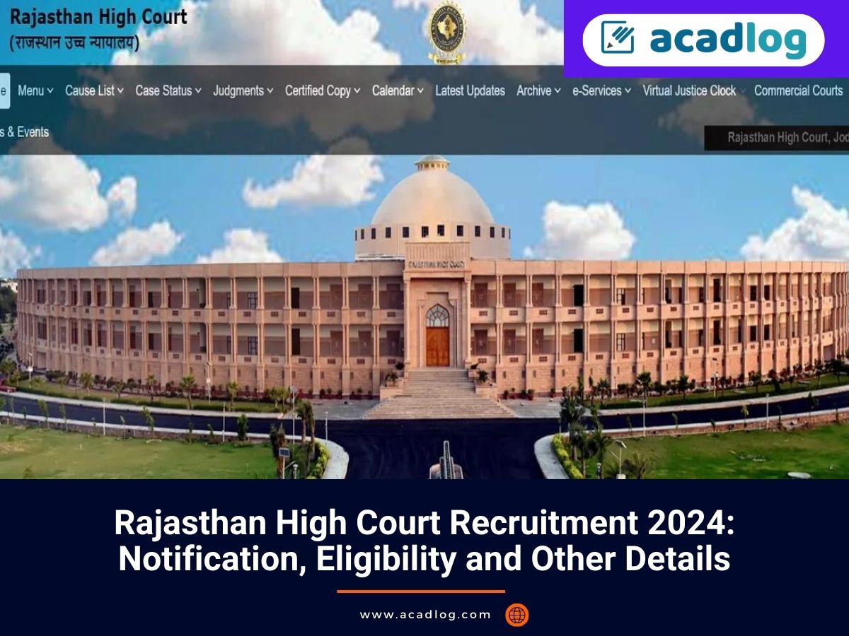 Rajasthan High Court Recruitment 2024