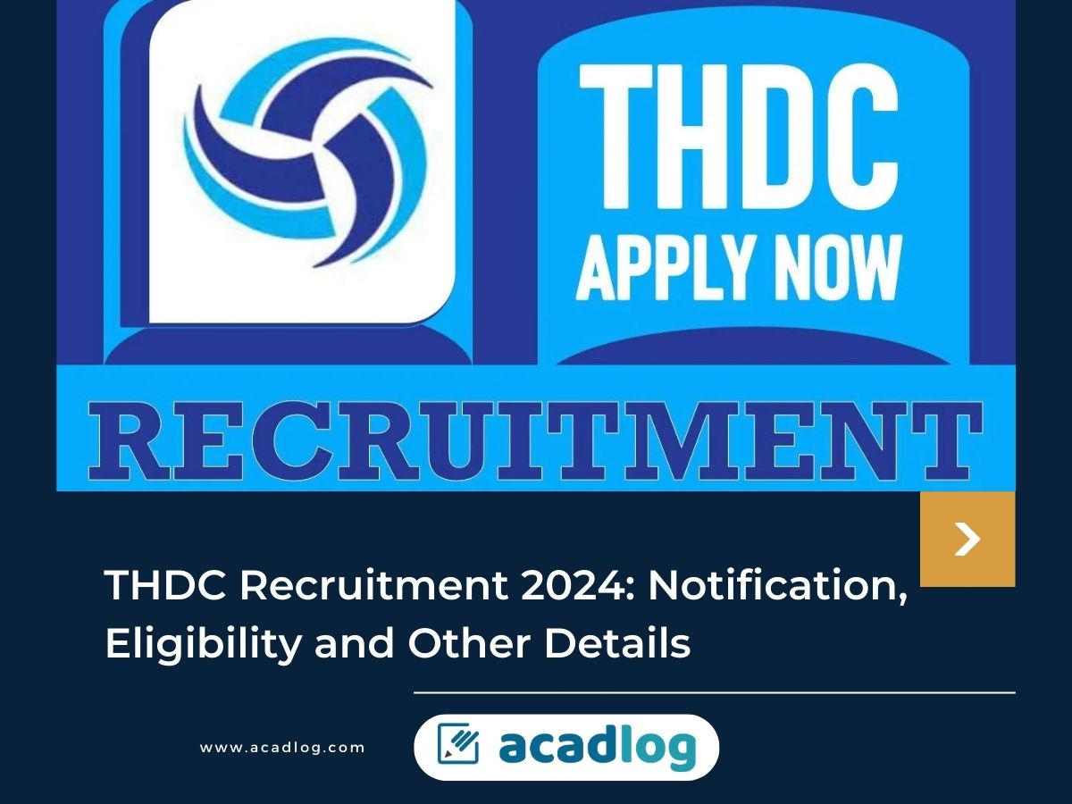 THDC Recruitment 2024