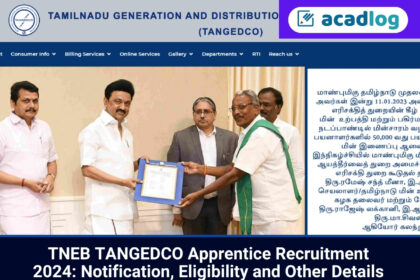 TNEB TANGEDCO Apprentice Recruitment 2024