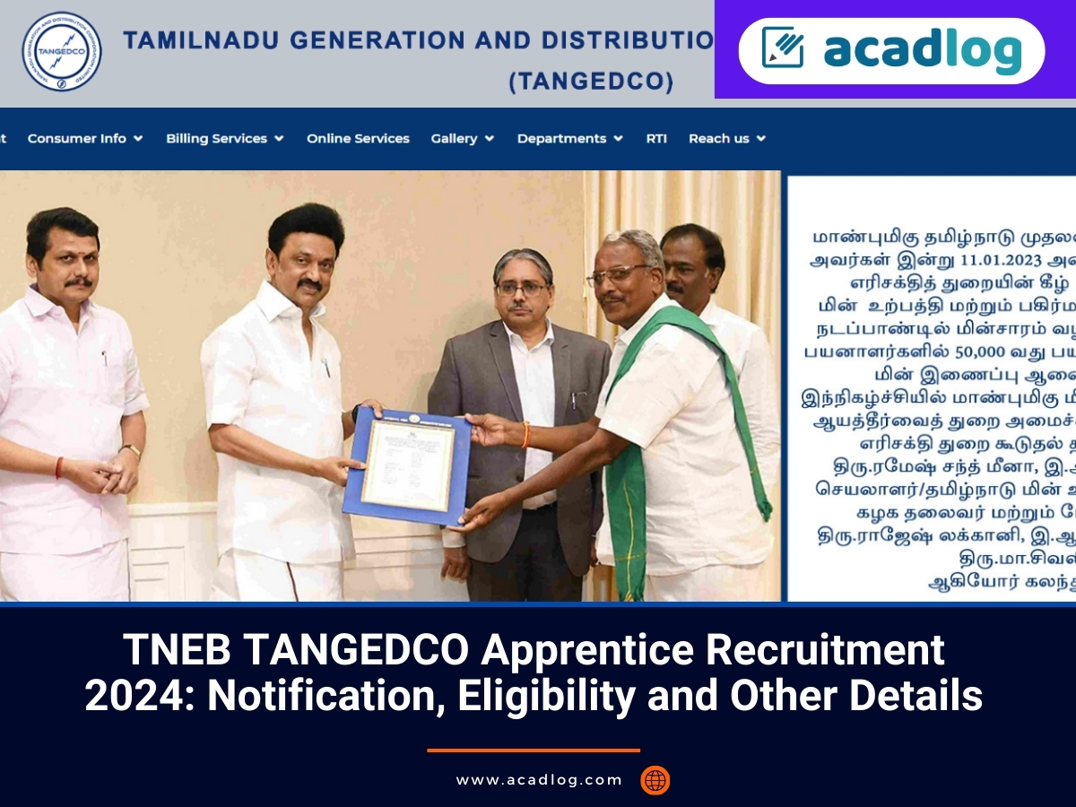 TNEB TANGEDCO Apprentice Recruitment 2024