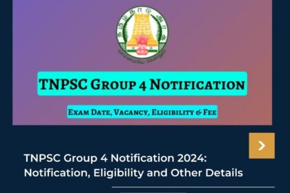 TNPSC Group 4 Notification 2024