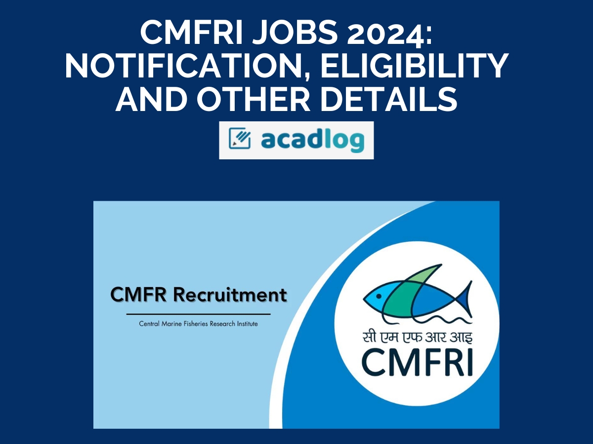 CMFRI Jobs 2024