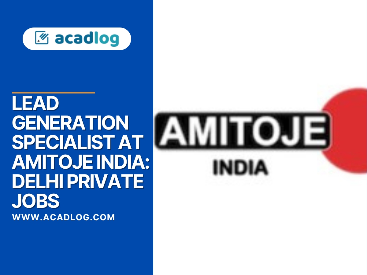 Lead Generation Specialist at Amitoje India