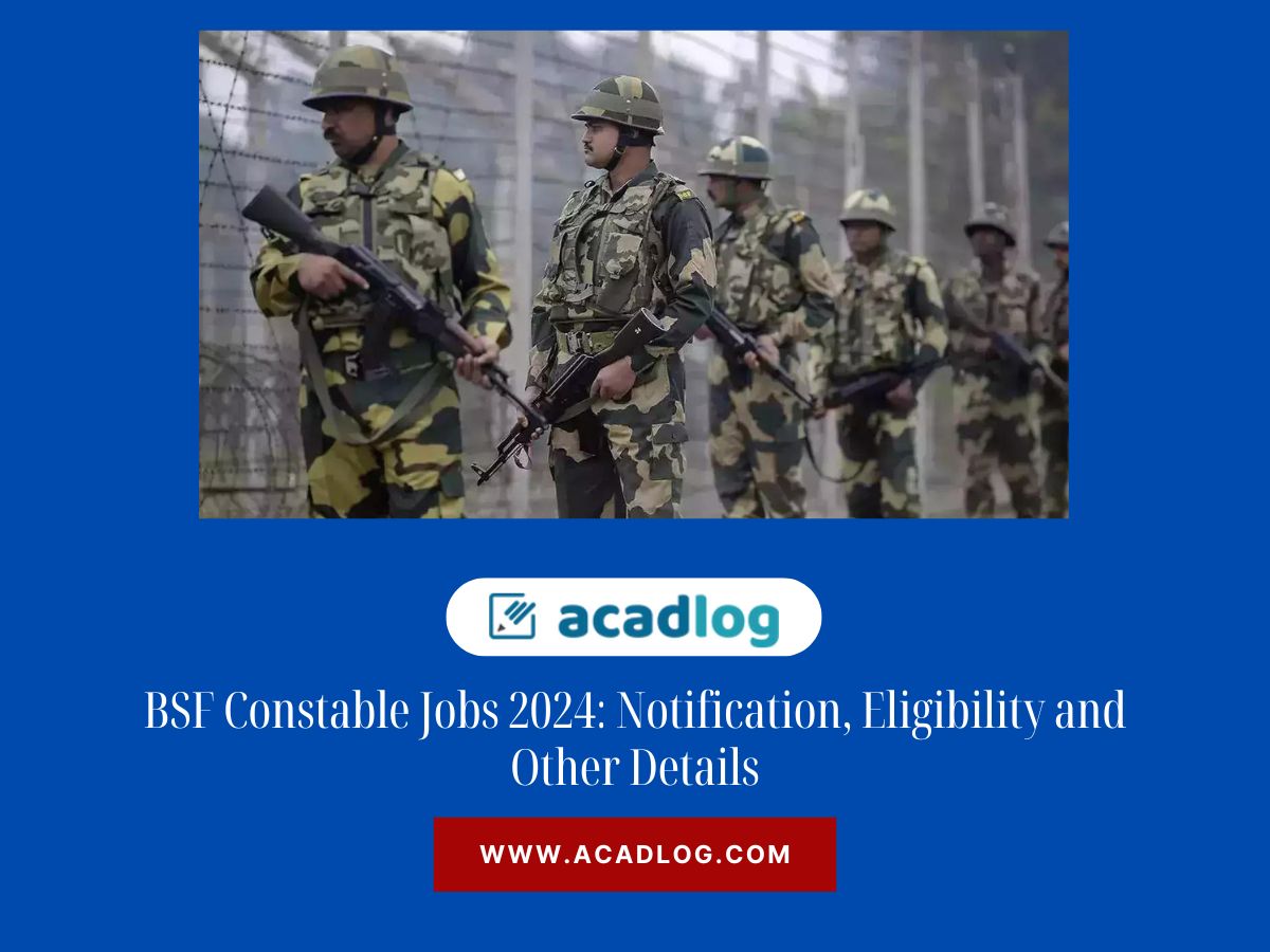 BSF Constable Jobs 2024