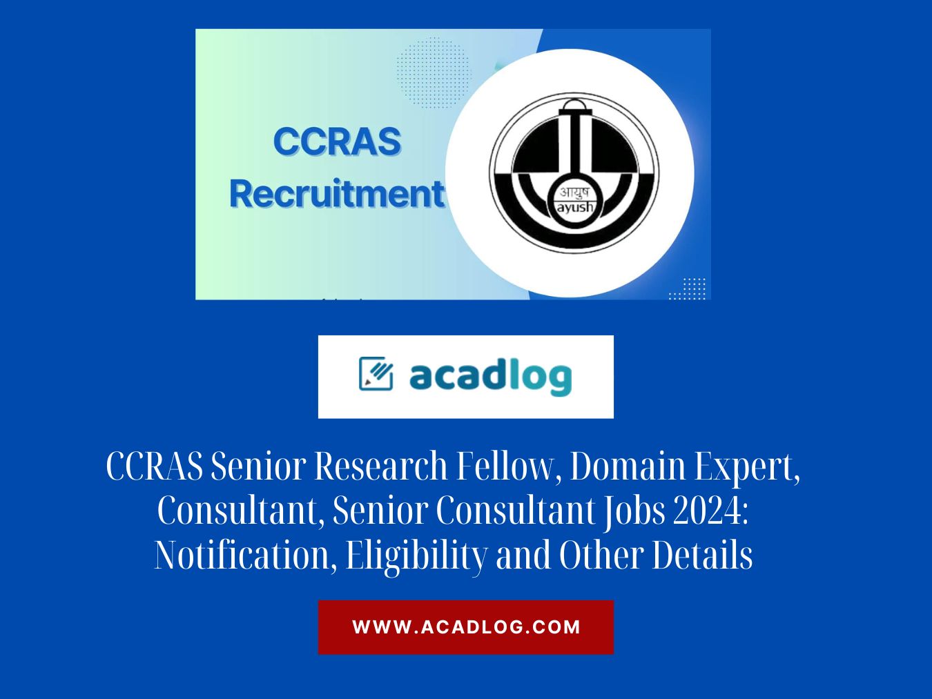 CCRAS Jobs 2024