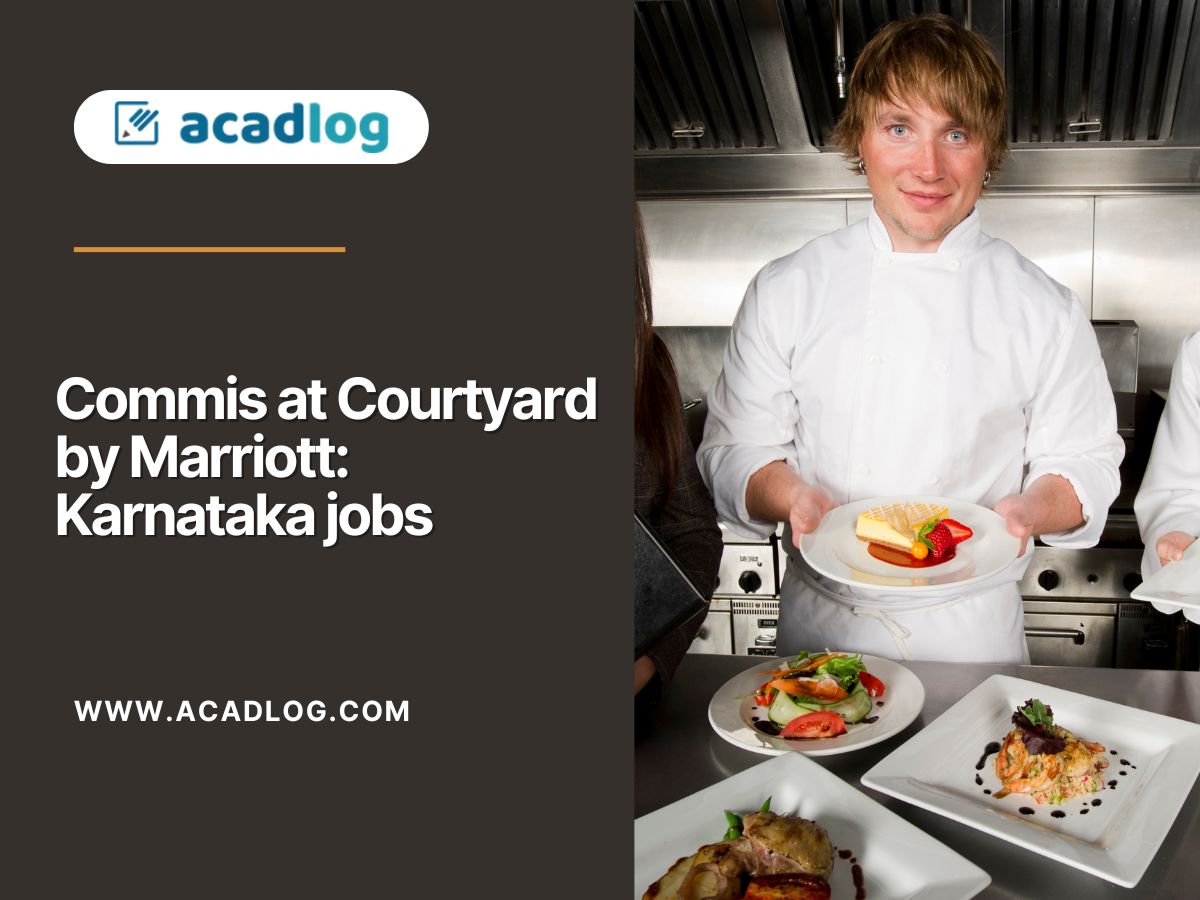 Commis at Courtyard by Marriott: Karnataka jobs