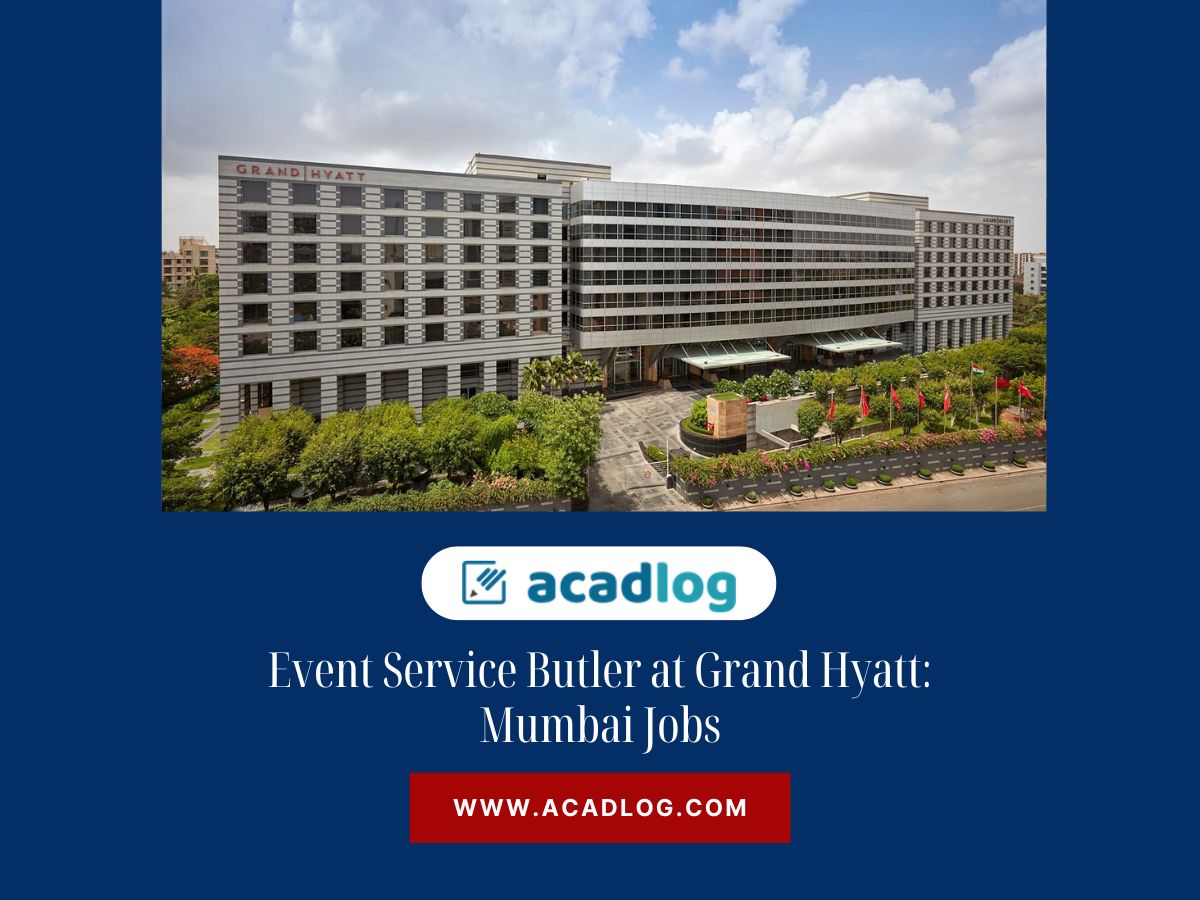 Event Service Butler at Grand Hyatt: Mumbai Jobs