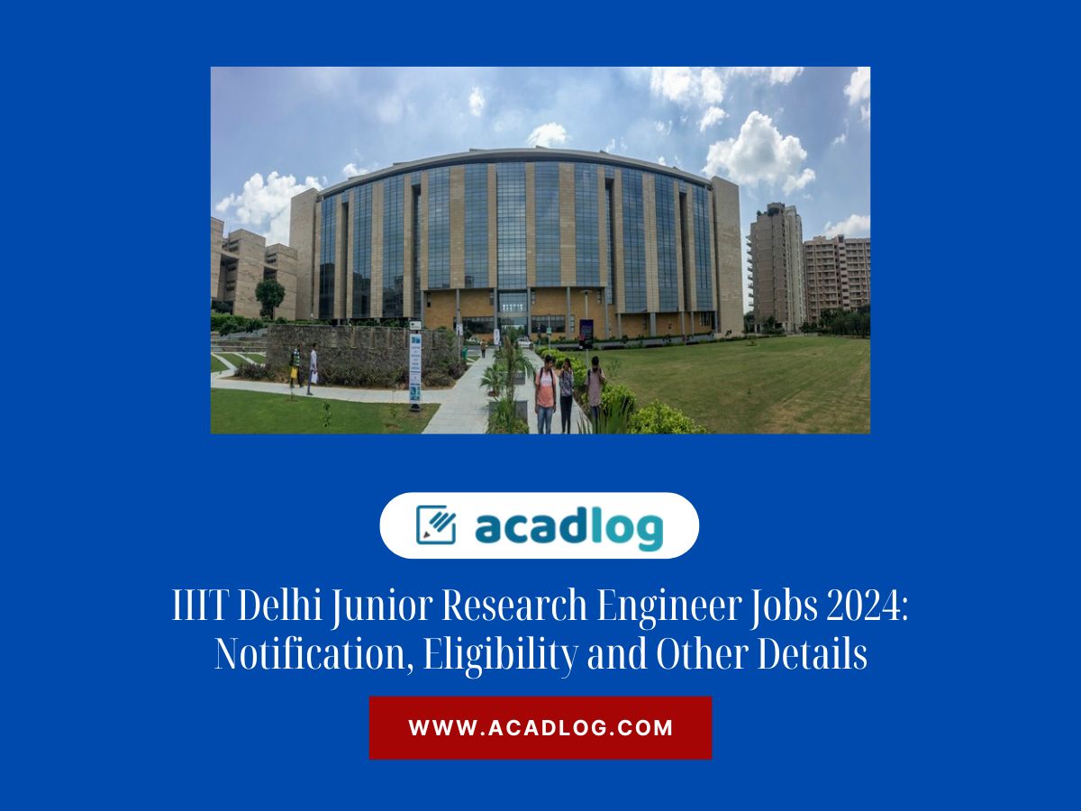 IIIT Delhi Engineer Jobs 2024