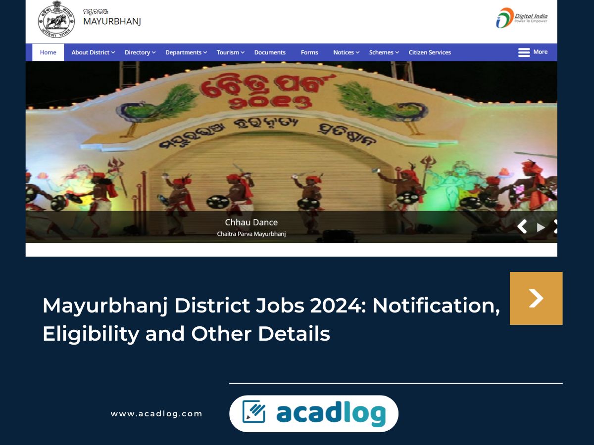 Mayurbhanj District Jobs 2024