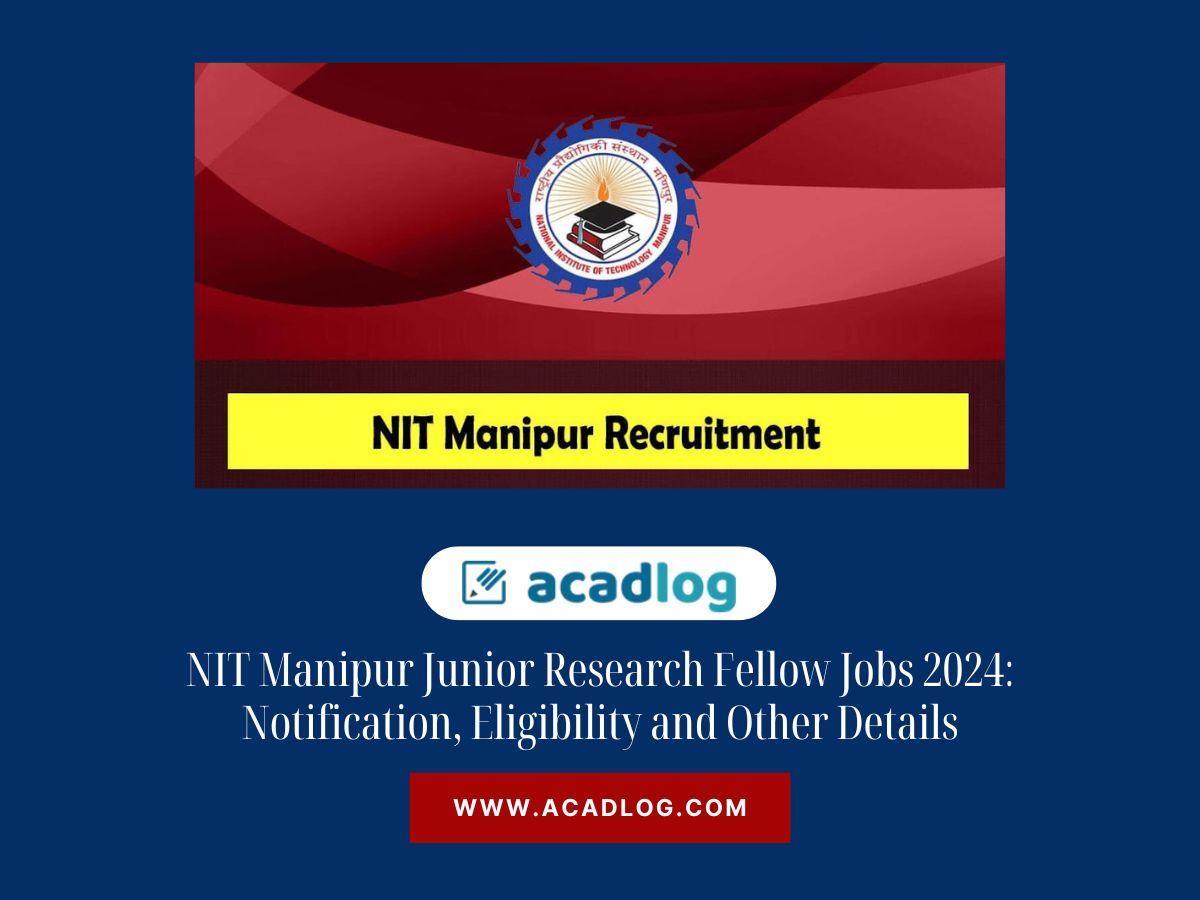 NIT Manipur Jobs 2024