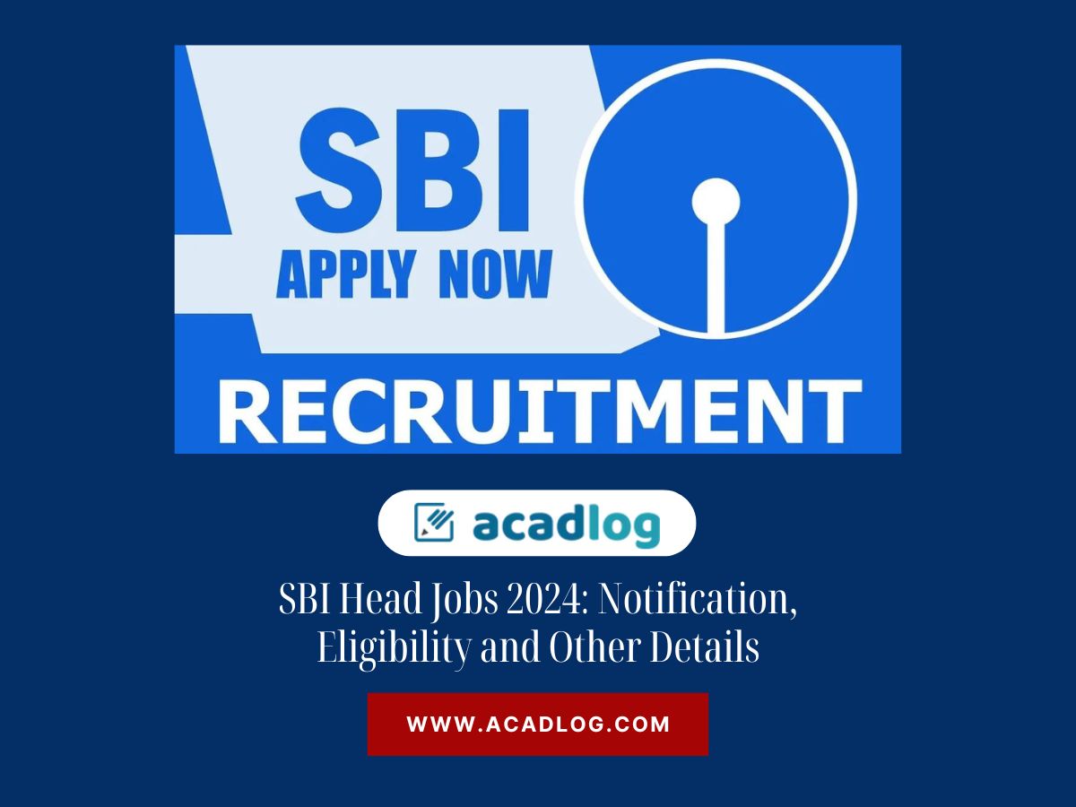 SBI Head Jobs 2024