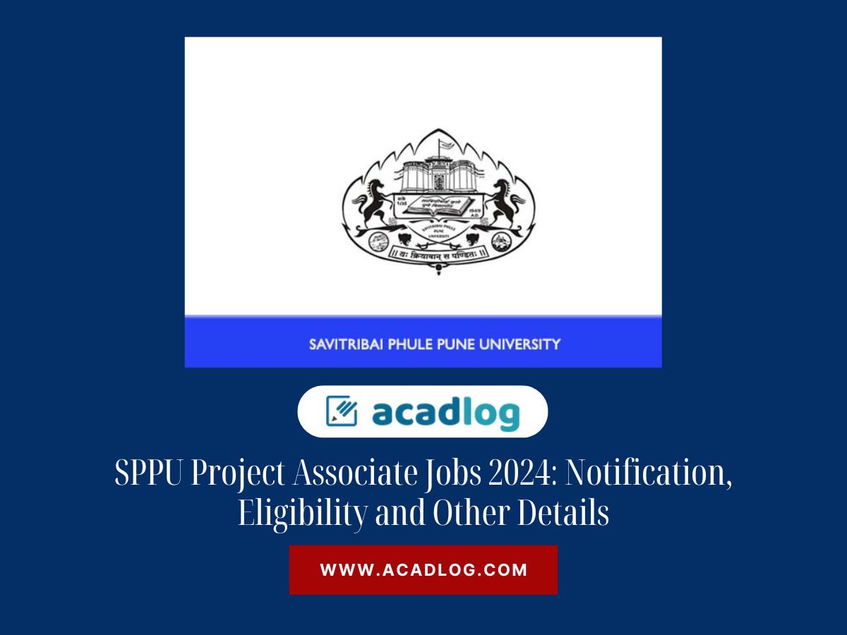 SPPU Project Associate Jobs 2024