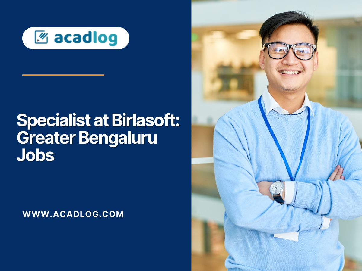 Specialist at Birlasoft: Greater Bengaluru Jobs