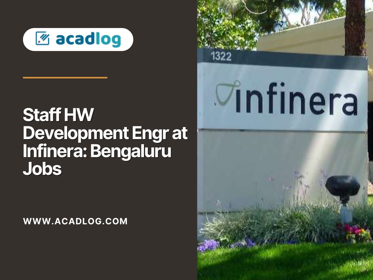 Staff HW Development Engr at Infinera: Bengaluru Jobs