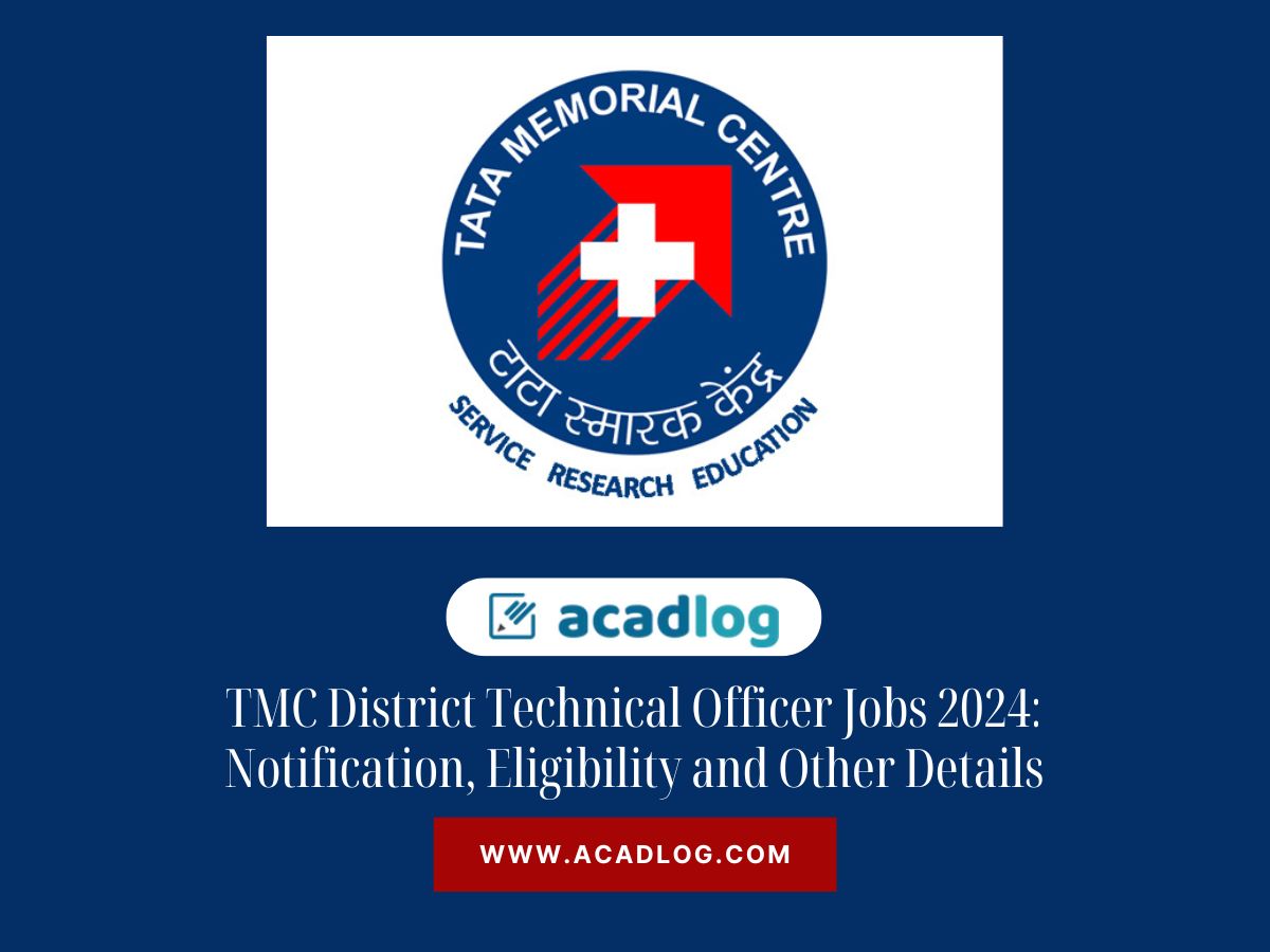 TMC District Officer Jobs 2024