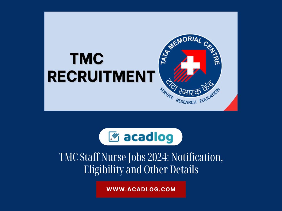 TMC Staff Nurse Jobs 2024