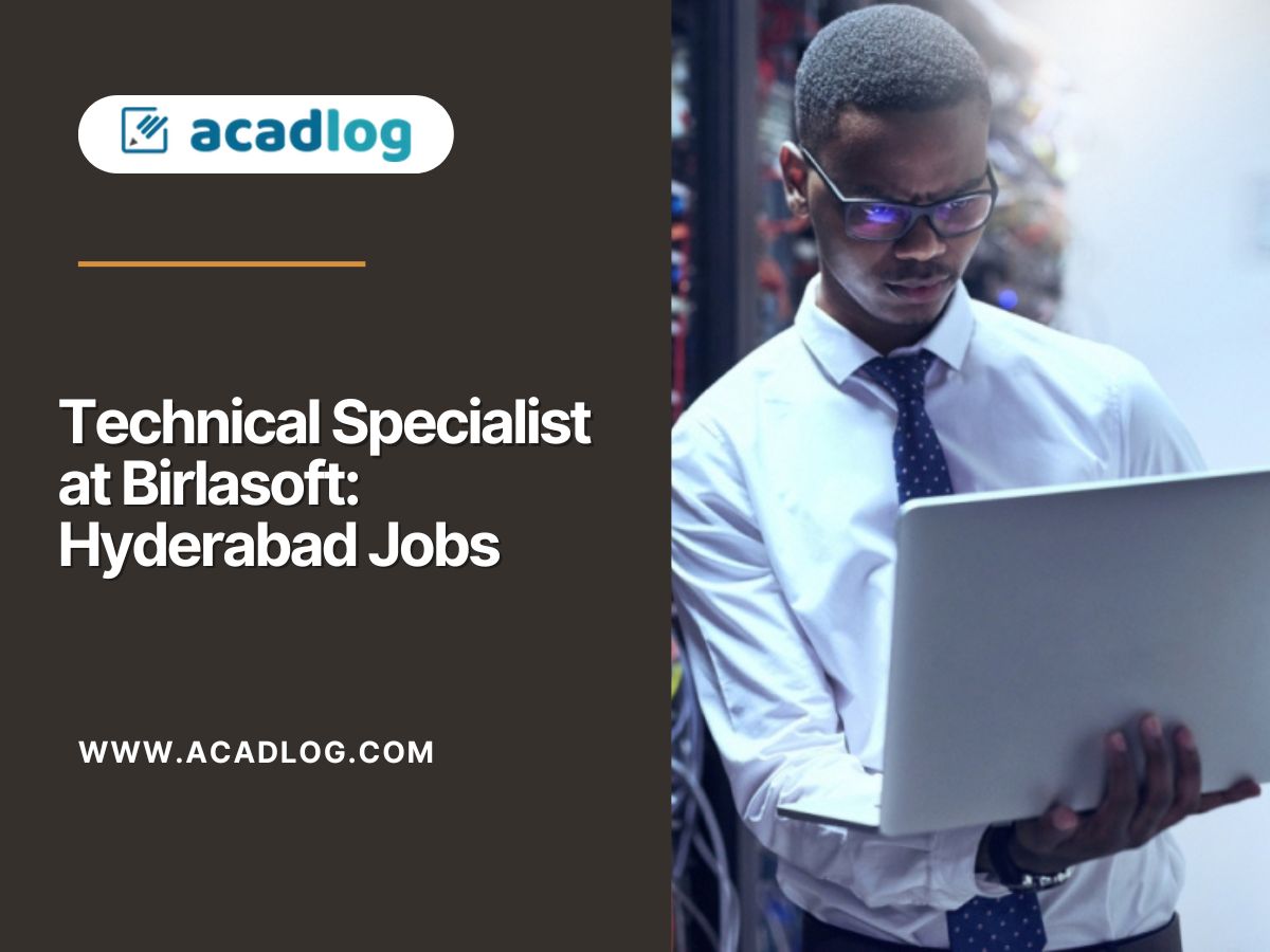 Technical Specialist at Birlasoft: Hyderabad Jobs