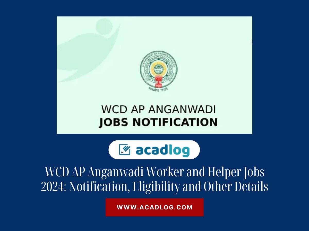 WCD AP Anganwadi Jobs 2024