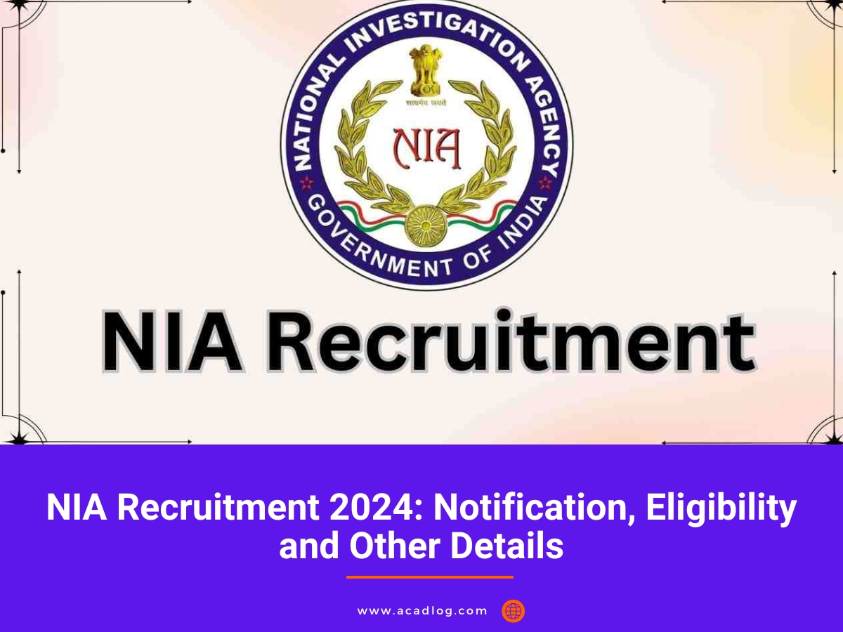 NIA Recruitment 2024