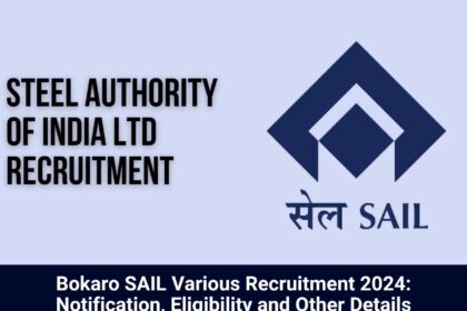 Bokaro SAIL Recruitment 2024