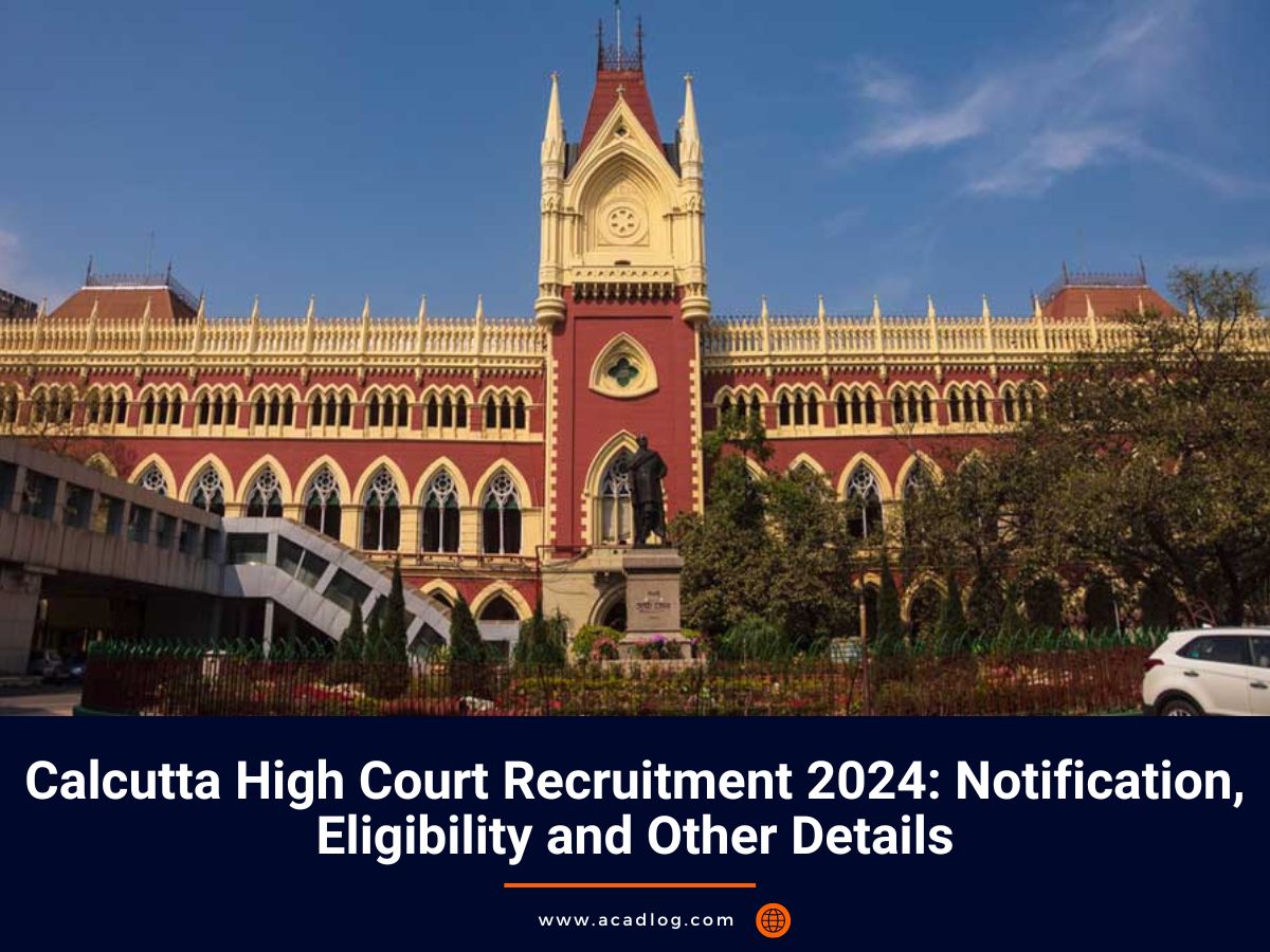 Calcutta High Court Recruitment 2024