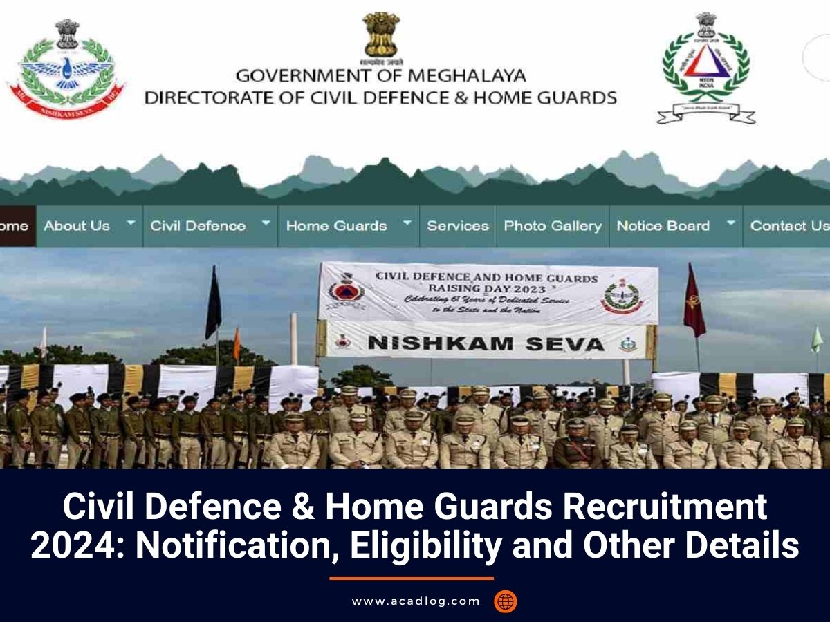Civil Defence & Home Guards Recruitment 2024
