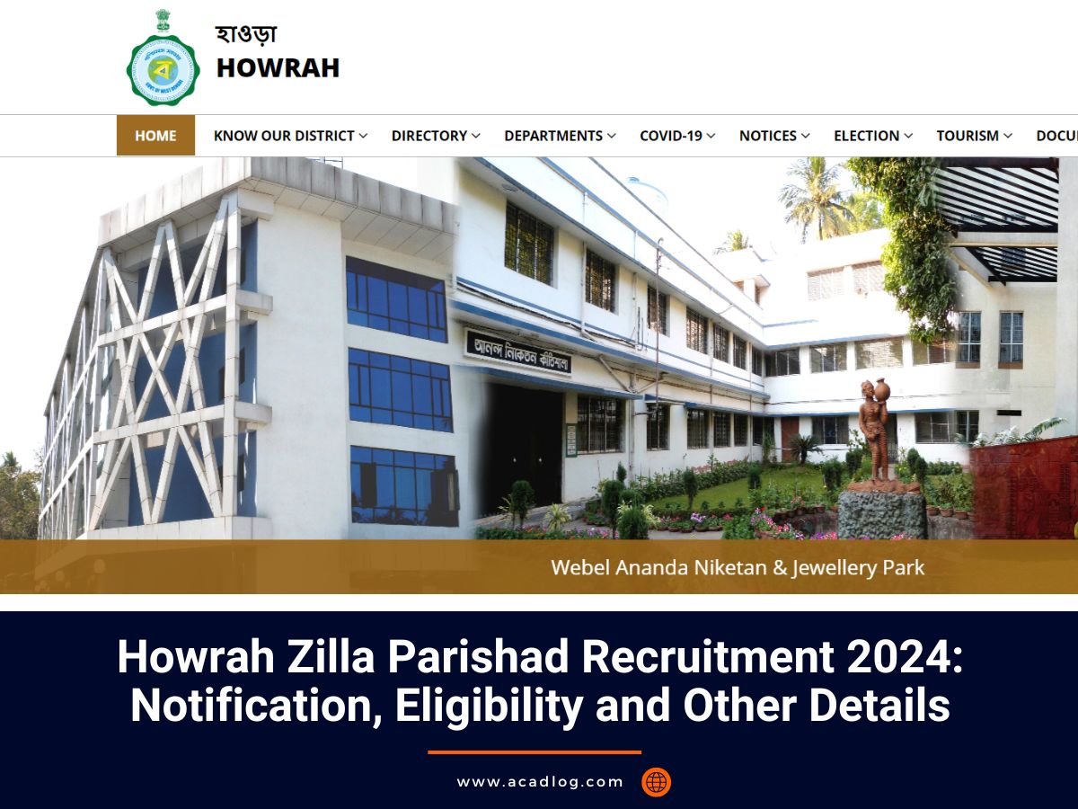 Howrah Zilla Parishad Recruitment 2024