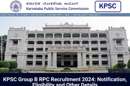 KPSC Recruitment 2024