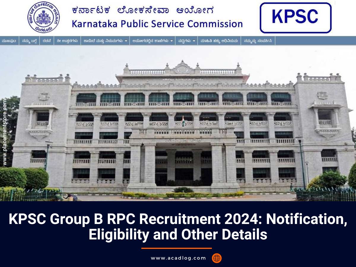 KPSC Recruitment 2024