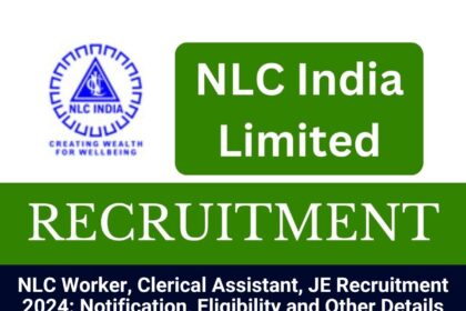 NLC Recruitment 2024