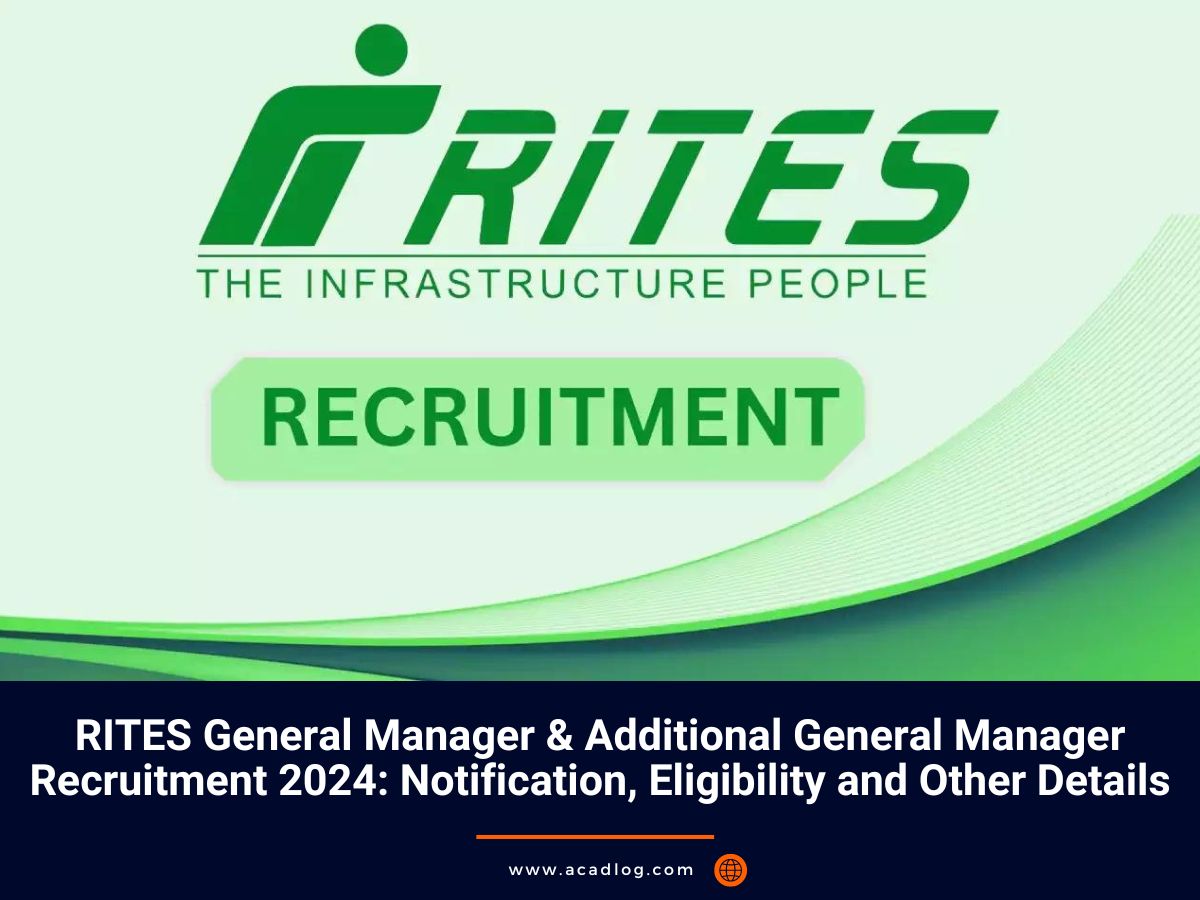 RITES Recruitment 2024