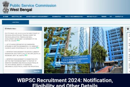 WBPSC Recruitment 2024