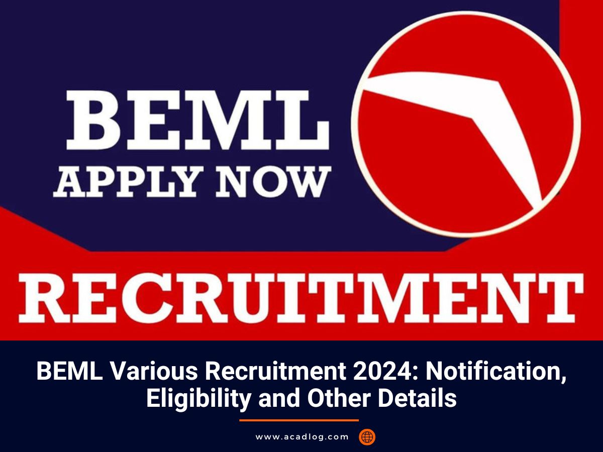 BEML Recruitment 2024